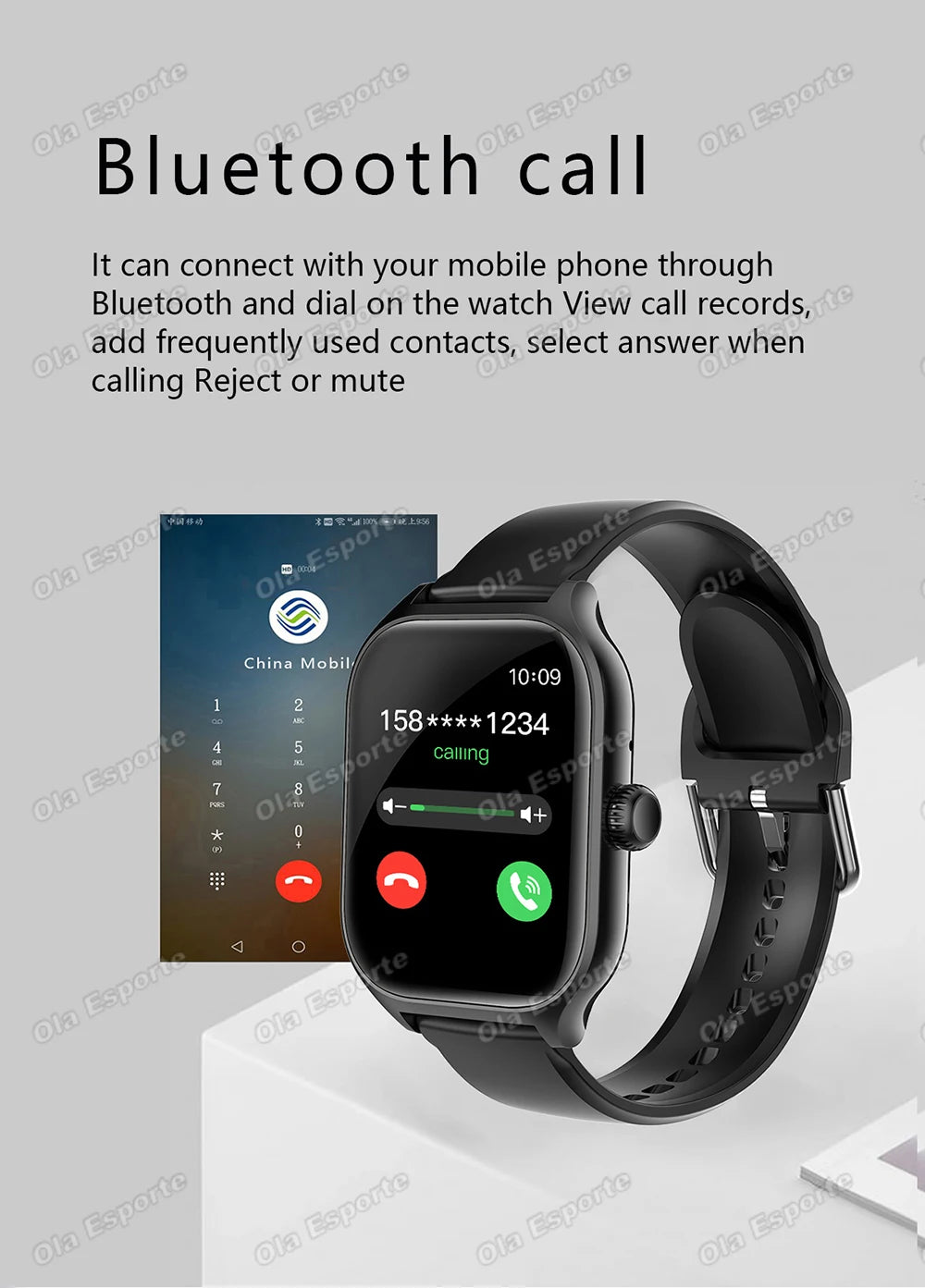2026 New Smart Watch For Android IOS 2.01Inch Color Screen Bluetooth Call Blood Oxygen/Pressure Monitoring Smart Watch Women Men