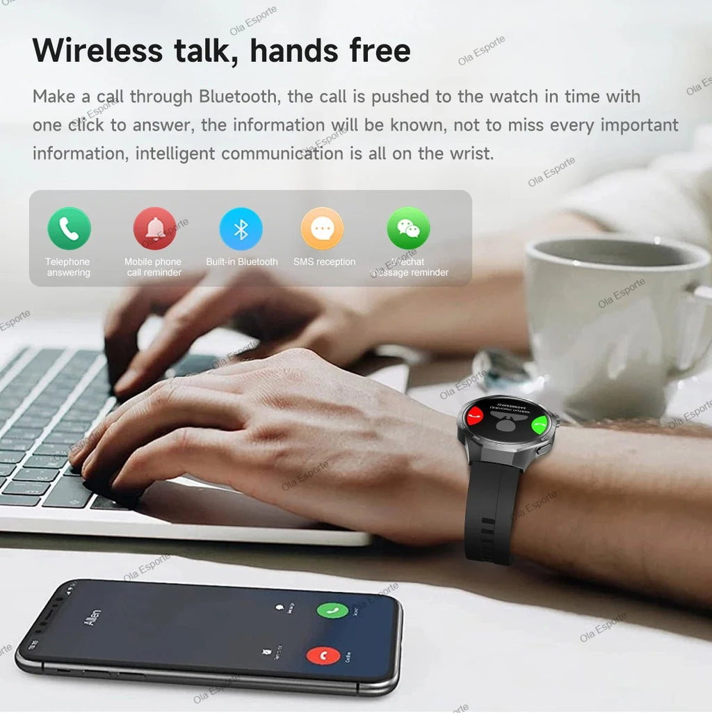 new smart watch  HD touch screen  smart notification 100+sports modes outdoor smartwatch 5ATM waterproof GPS track iPhone Ht22