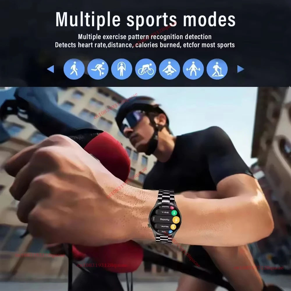 new smart watch  HD touch screen  smart notification 100+sports modes outdoor smartwatch 5ATM waterproof GPS track iPhone Ht22