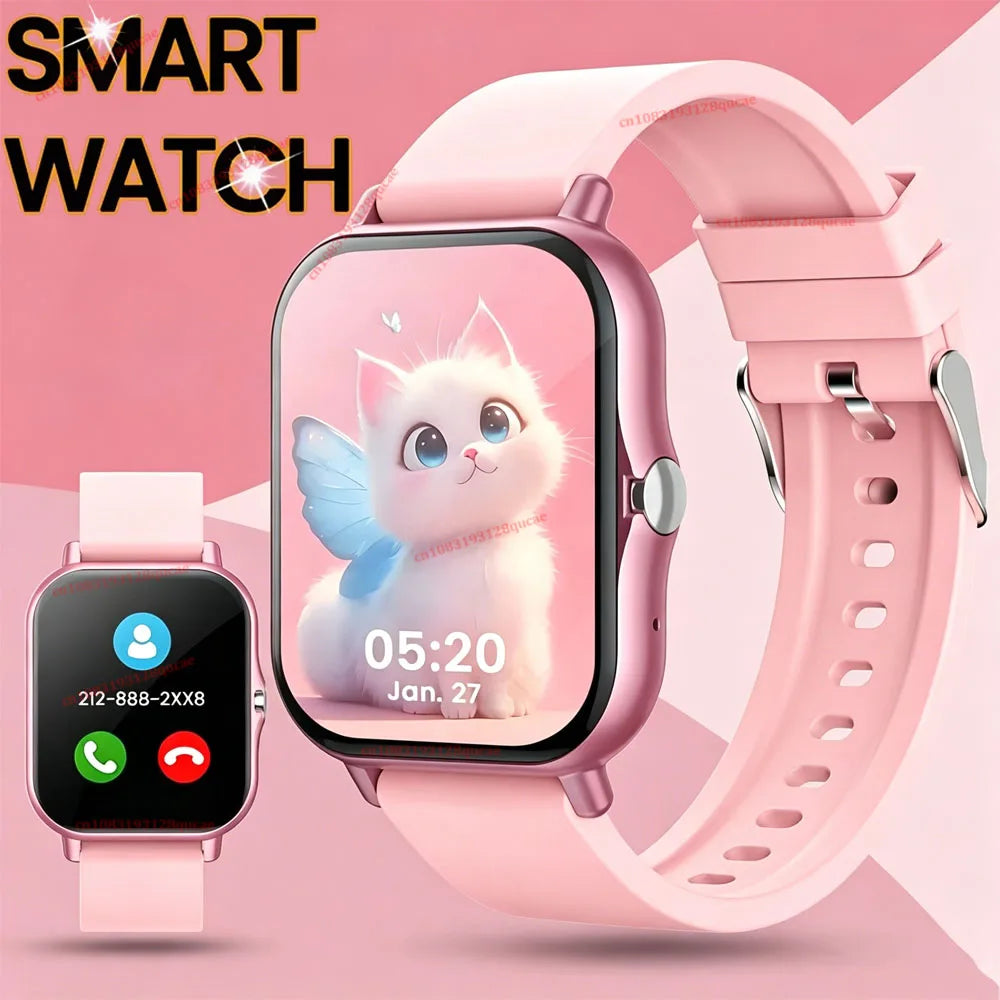 2026 New Smart Watch for Men Women Gift Full Touch Screen Sport Fitness Watch Bluetooth Call Electronics Digital Smartwatch Hw12