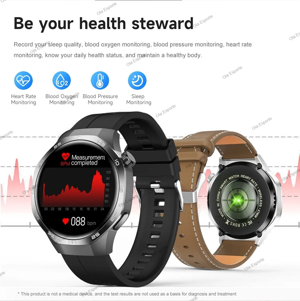 new smart watch  HD touch screen  smart notification 100+sports modes outdoor smartwatch 5ATM waterproof GPS track iPhone Ht22