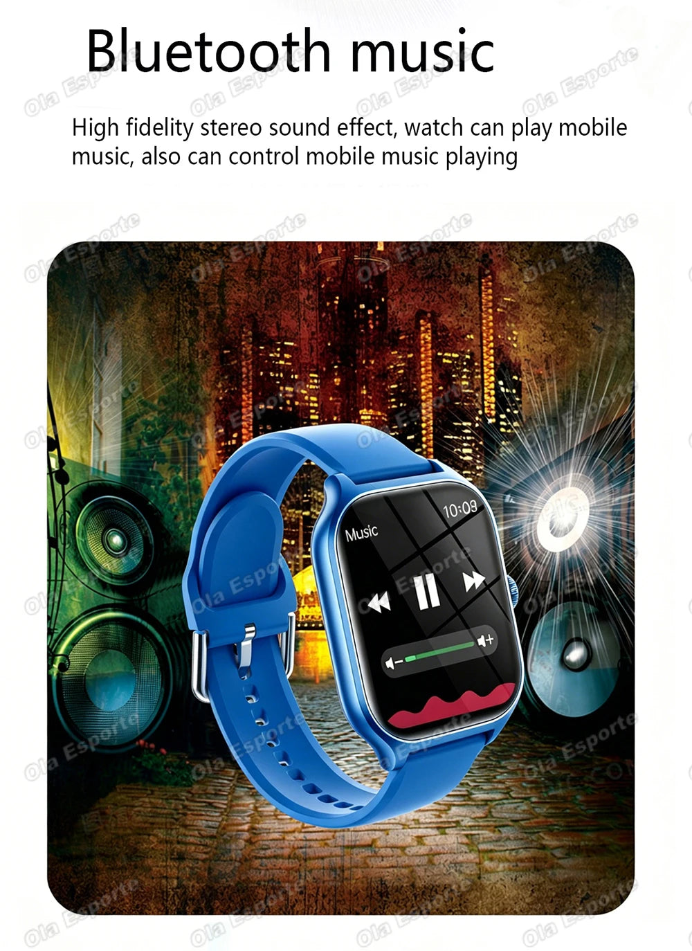 2026 New Smart Watch For Android IOS 2.01Inch Color Screen Bluetooth Call Blood Oxygen/Pressure Monitoring Smart Watch Women Men