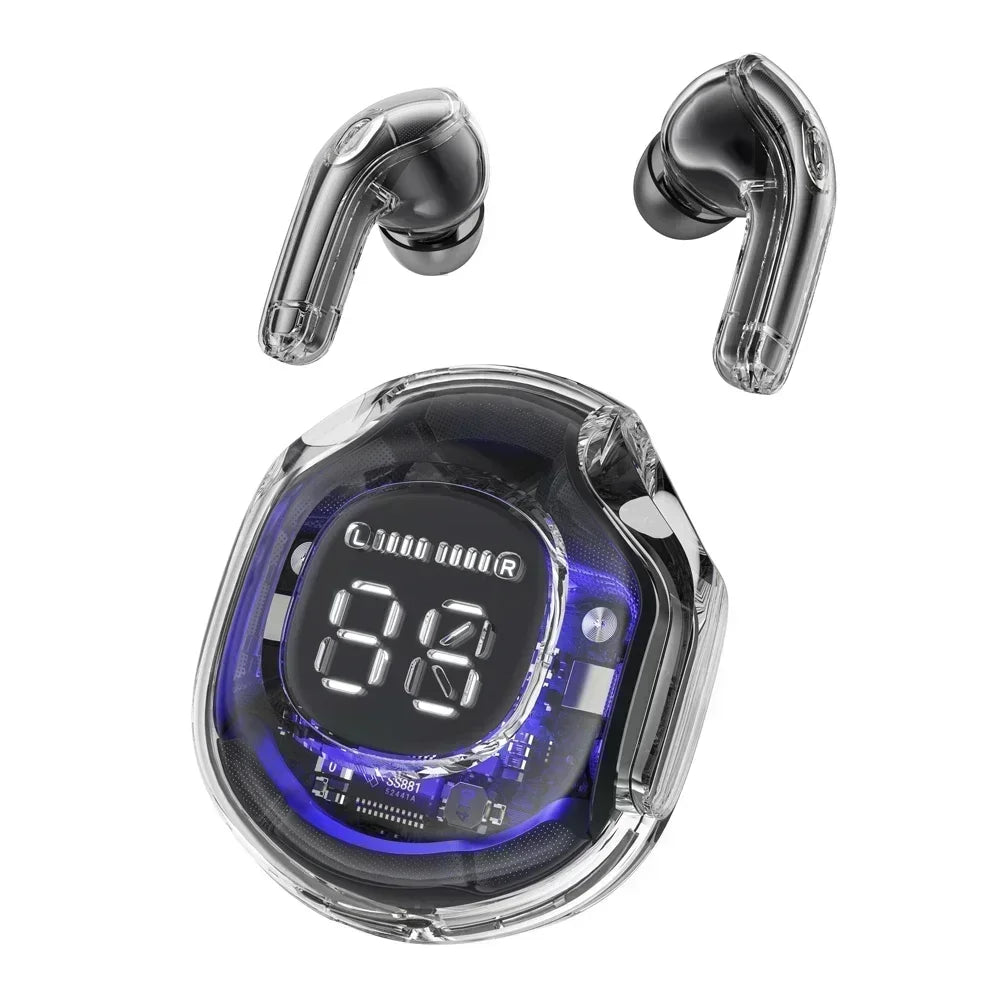 TWS Earphones Wireless Bluetooth 5.3 Headphones HD Microphone Call Noise Reduction Earbuds HiFi Stereo Touch Control Headsets