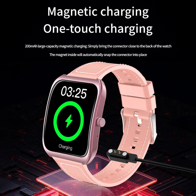 2025 NEW Smart Watch 1.85''Curved Screen BT5.4 Wireless Call Music Control Heart Rate/Sleep Monitoring  Remote Camera for Men