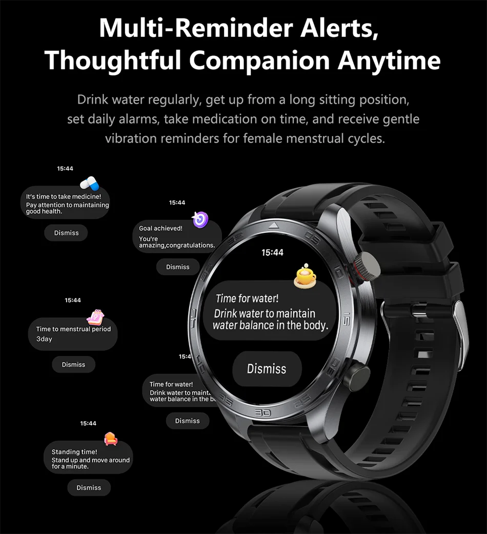 New GPS Track Smart Watch Men AMOLED Screen Outdoor Sports Fitness Heart Rate Compass IP68 Waterproof Bluetooth Call Smart Watch