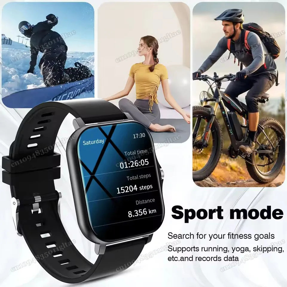 Smart Watch For Android IOS Watches 2.01inch HD Display Bluetooth Call Message Alert Music Sports Mode Smartwatch Men Women HT30