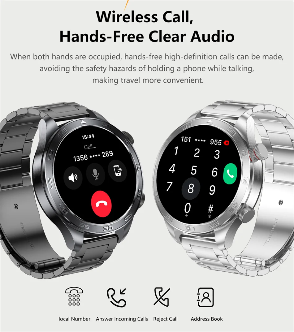 New GPS Track Smart Watch Men AMOLED Screen Outdoor Sports Fitness Heart Rate Compass IP68 Waterproof Bluetooth Call Smart Watch