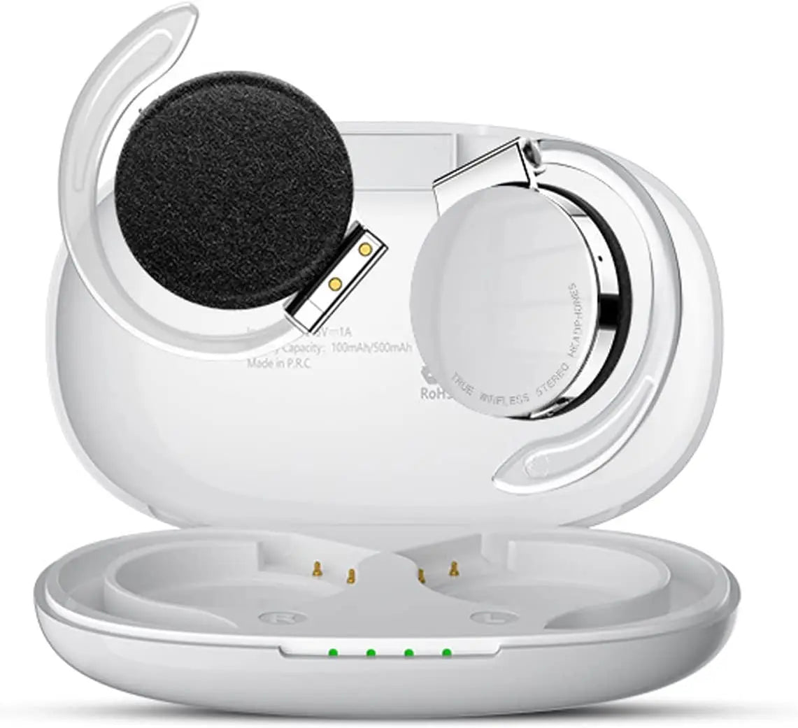 TWS Wireless Headphones Not in-Ear Bluetooth Earphones Night Running Lights Headsets Reduce Noise HD CallS Earbuds Life With MIC