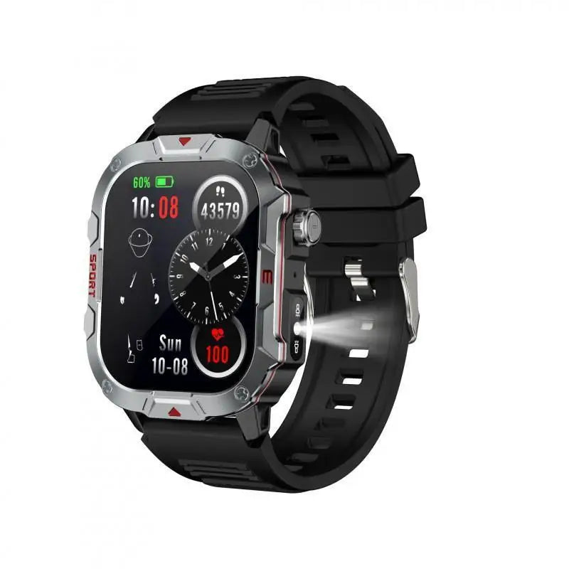 Men Sports Smart Watch 2.19'' Screen Blood Oxygen Bluetooth Talking Watch Multi Sports Modes IP67 Waterproof Outdoor Smart Watch